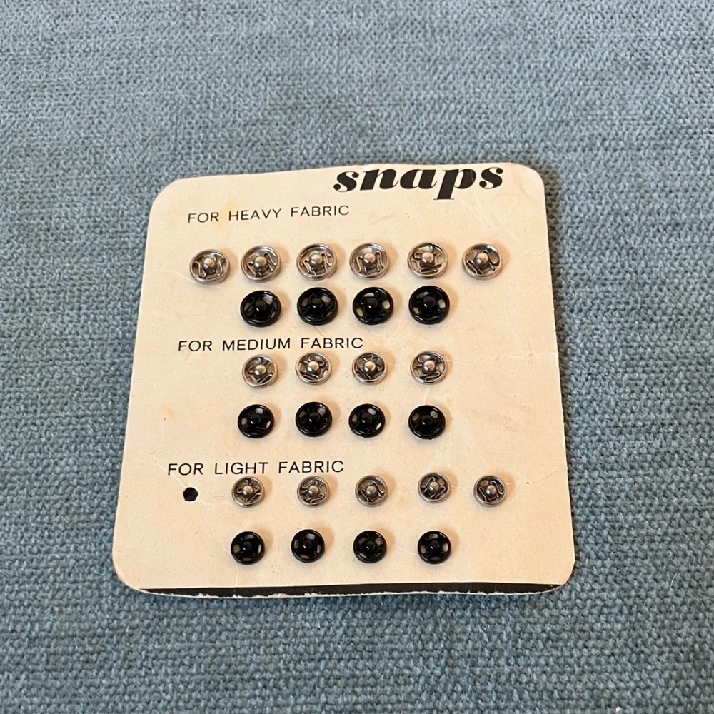 Small Partially Used Snaps